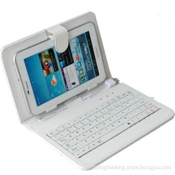Tablet PC Universal Leather Case with Keyboard